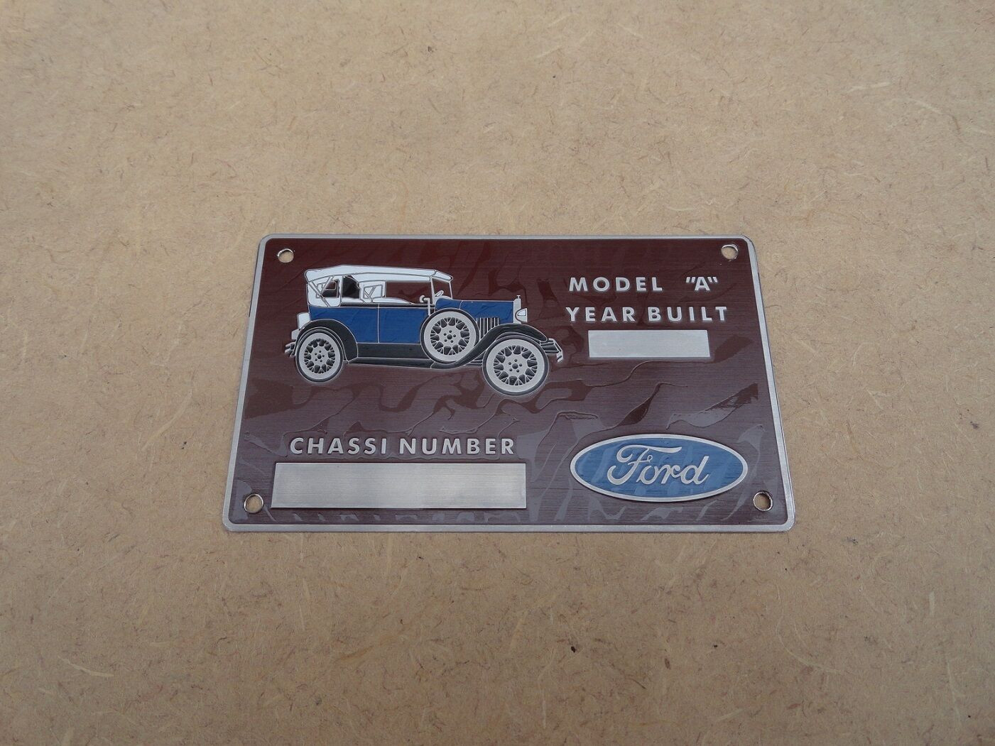 Ford - Built in USA, Placas metálicas retro colecionáveis