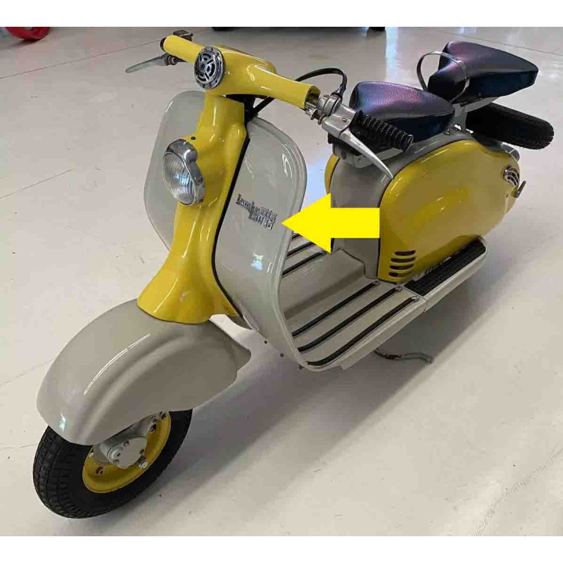 Emblema Frontal Cromado Lambretta 150 LD Novo Parafuso