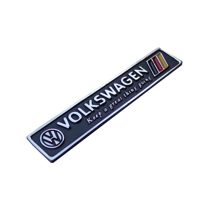 Emblema Aplique Plaqueta Volkswagen Vw Bandeira Alemanha