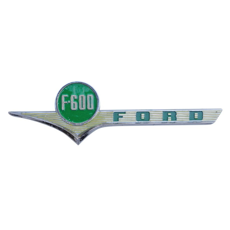 Emblema Paralama Esquerdo F-600 1956 À 1961 Original Usado