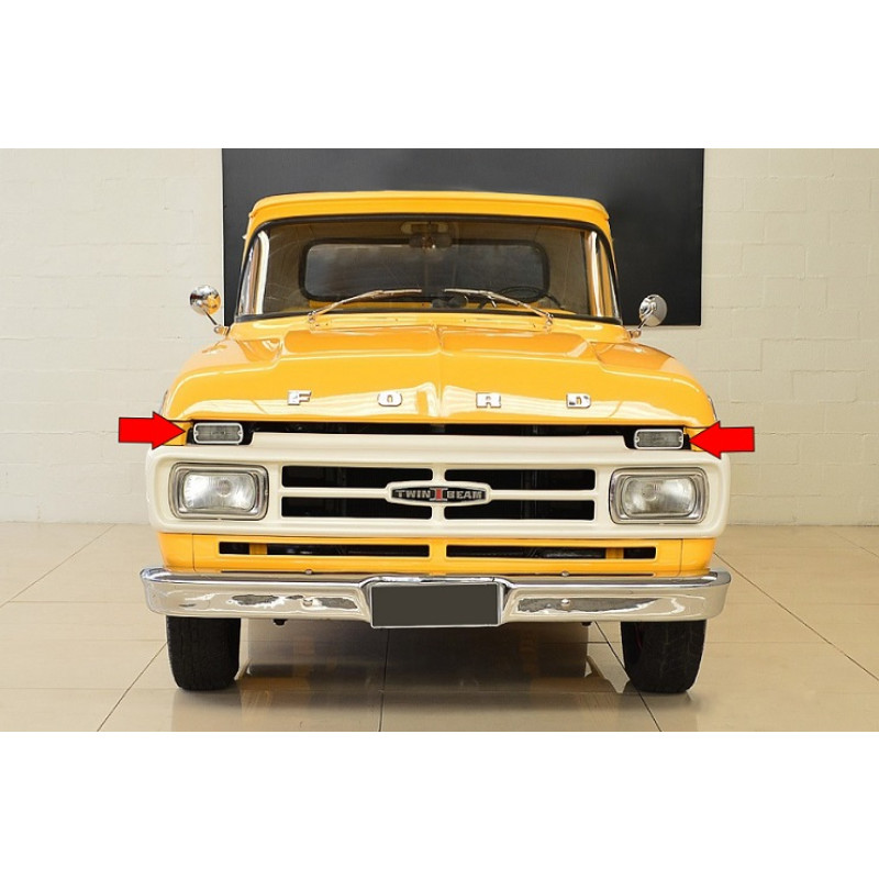 Pisca Dianteiro F-100 F-350 F-600 Twin Beam 69 À 71 - Par