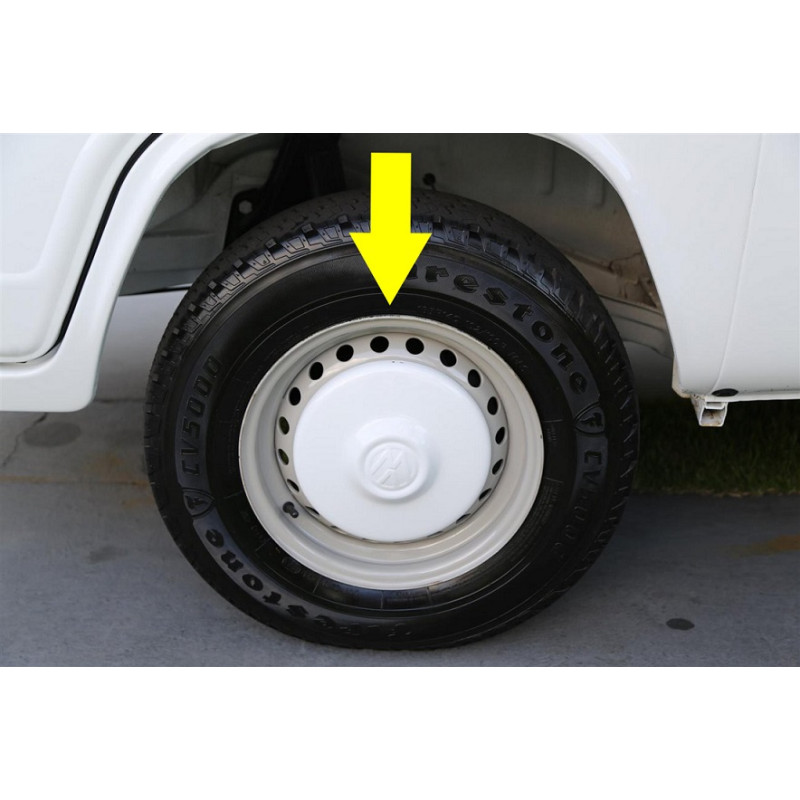 Roda de Ferro Kombi Clipper E Teto Alto 82 Diante Aro 14 Unitária